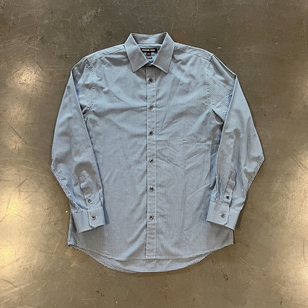 Michael Kors Checkered Button Up • M